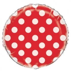 Everything Party 18" Decorative Dots & Stripes Round Foil Balloon