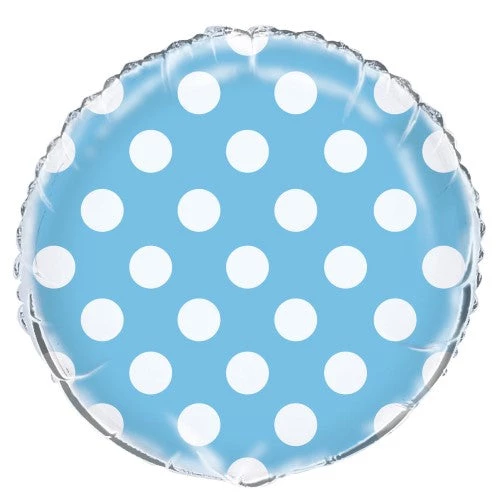 Everything Party 18" Decorative Dots & Stripes Round Foil Balloon