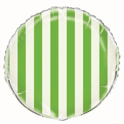 Everything Party 18" Decorative Dots & Stripes Round Foil Balloon
