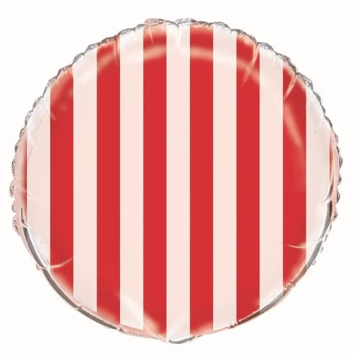 Everything Party 18" Decorative Dots & Stripes Round Foil Balloon