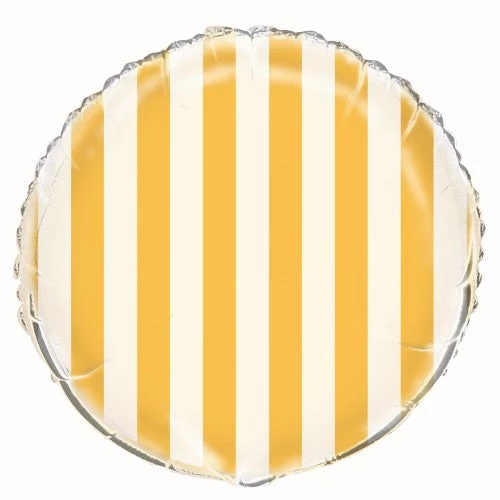 Everything Party 18" Decorative Dots & Stripes Round Foil Balloon