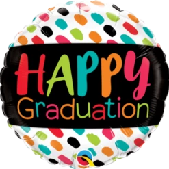 18" Qualatex Happy Graduation Foil Balloon Balloons
