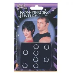 Everything Party By Theme Punk Non-Piercing Jewellry Set