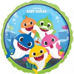 Everything Party Anagram Licensed Pinkfong Baby Shark Family Foil Balloon Balloons