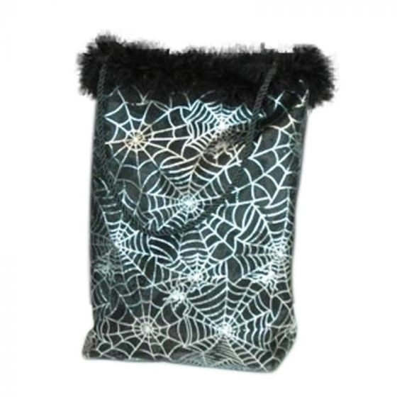 Everything Party By Event Silver Spiderweb Loot Bag