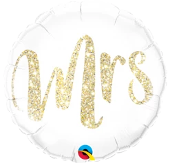 Everything Party 18" Qualatex Gold Mrs Foil Balloon