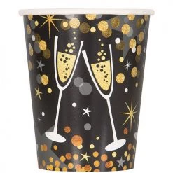 Everything Party 8pk Happy New Year Paper Cups 270ml By Event