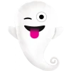 Qualatex 34" Anagram Smiley Ghost Shape Foil Balloon