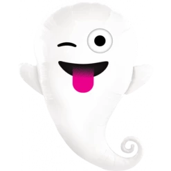 Qualatex 34" Anagram Smiley Ghost Shape Foil Balloon