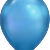 Everything Party 11" Qualatex Plain Latex Balloon - Round Chrome Blue
