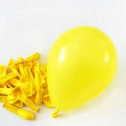 Balloons 11" Qualatex Plain Latex Balloon - Round Standard Yellow