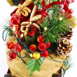 Everything Party Light Up Santa Claus Figurine Statue Sled Gift Bag Christmas Standing Decor By Event