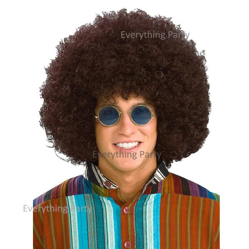 Everything Party Wig - Deluxe Jumbo Afro Brown