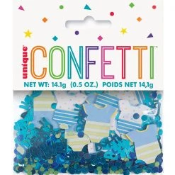 Unique 14g Blue Dots Baby Shower Baby Boy Confetti Table Scatters By Theme
