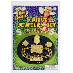 Everything Party By Event Big Daddy 5 Piece Dollar Sign Jewelry Set