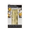 Unique Fringe Door Curtain - Gold