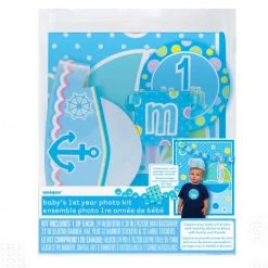Everything Party 1st Birthday Boy Photo Kit