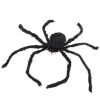 Everything Party By Event 150cm Giant Black Furry Spider With Red Eyes