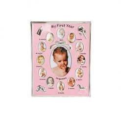 Everything Party My First Year Pink Photo Frame