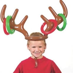 Everything Party Christmas Inflatable Reindeer Antler Ring Toss