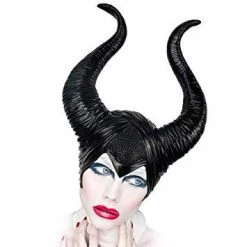 JD Party Deluxe Evil Queen Latex Maleficent Headdress By Event