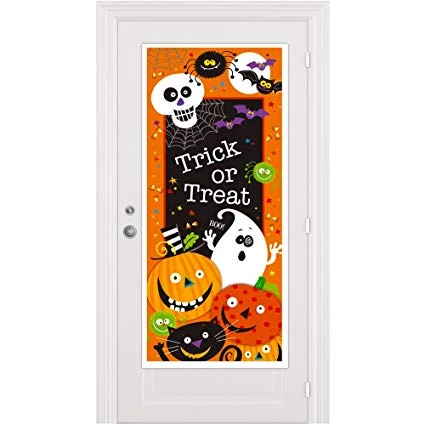 Everything Party Spooky Smiles Door Poster