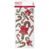 Unique All Birthday 20pk Printed Candy Cane Christmas Cello Bags