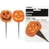 Everything Party By Event 8pk Halloween Pumpkin Head Picks