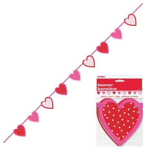 Everything Party Valentine's Day - Heart Cutout Banner