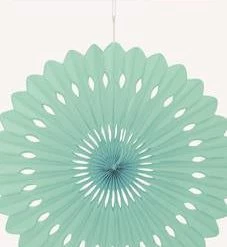 Everything Party Hanging Decorative Paper Fan (16 Colours) All Birthday