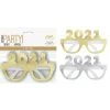 Unique 4pk Foil New Year 2021 Party Glasses By Event
