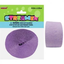 Everything Party Crepe Streamers - Lavender General Decoration