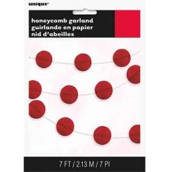 Unique All Birthday Decorative Honeycomb Garland (15 Colours)