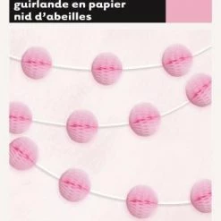 Unique All Birthday Decorative Honeycomb Garland (15 Colours)