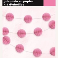 Unique All Birthday Decorative Honeycomb Garland (15 Colours)