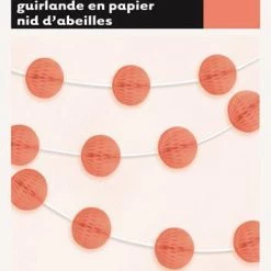 Unique All Birthday Decorative Honeycomb Garland (15 Colours)