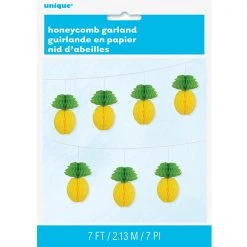 Everything Party 2.13m Pineapple Honeycomb Garland All Birthday