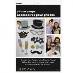 Everything Party 10pcs New Year Selfie Photo Booth Props By Event
