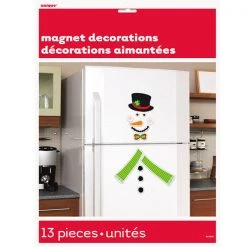Unique By Event 13pcs Christmas Fridge Magnet Snowman