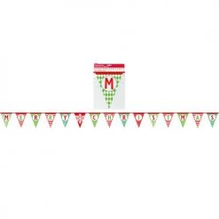 Meteor By Event Christmas Banner Merry Christmas Paper Flag Bunting