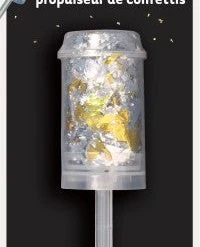 Everything Party Party Accessories Foil Confetti Push Popper (2 Colours)
