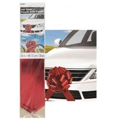 Meteor 45cm Giant Red Car Bow By Event