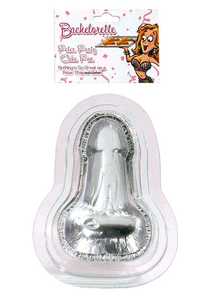 Tomfoolery 6pk Bachelorette Disposable Peter Party Cake Pan