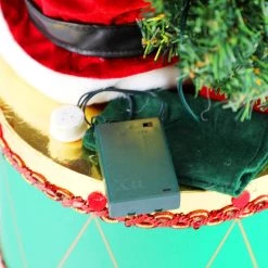 Everything Party By Event 60cm Light Up Santa Claus Figurine Statue Elf Teddy Christmas Standing Decor