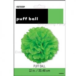 Meteorparty Decorations Decorative Paper Puff Ball - Lime Green