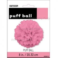 Meteorparty Decorative Paper Puff Ball - Hot Pink Decorations