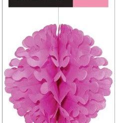 Unique All Birthday Decorative Paper Flutter Ball 20cm - (7 Colours)