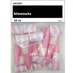 Everything Party 10pk Paper Blowouts - Pastel Pink
