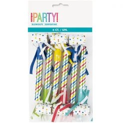 Everything Party All Birthday 6pk Party Blowouts
