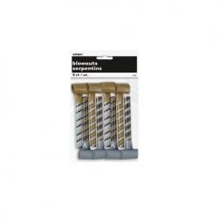 Unique By Event 8 Striped Blowouts - Black, Silver & Gold Assorted